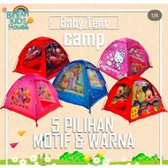 TENDA Children's Camping Tent Baby Tent Camp Children's Play Tent Kids Camping Tent Character Childr