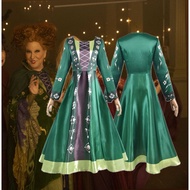 【Ready Stock🇲🇾】Printing Skirt💯 Adult Winifred Sanderson Witch Costume Deluxe Hocus Pocus Plus Size  