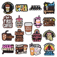 Shoes Charm Coffee Coffee Pvc Hole Diy Accessories Bag Decoration