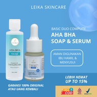 MATA Package for Pregnant Women 2 in 1 Serum AHA BHA & AHA BHA SOAP Remove Milia under the Eyes Leik