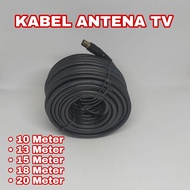 Kabel Antena TV digital 20 Meter / Kabel Antena Super Jernih / Kabel Antena 20 Meter / Antena Cable TV / Kabel Signal AV Antena TV 20 Meter Berkualitas / Kabel Antena TV 20 Meter Termasuk Jack TV Kabel Antena TV Super Jernih / Kabel TV Digital  / Kabel TV