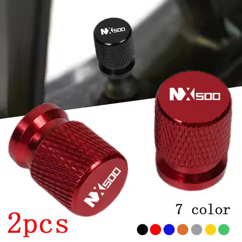 2PCS 7 Colors Motorcycle Accessories Wheel Tire Valve Stem Caps Cover New Fit For Honda NX500 N X500