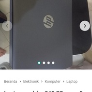 laptop HP 245 G7 second kondisi baik