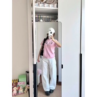 Original Method 220g 40 Pieces Odal Food Wool Feel Round Neck Short Sleeve T-Shirt for Women