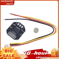 The AS5048A Magnetic Induction Angle Measurement Sensor Module Features A 14-Bit High- SPI Interface