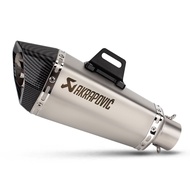 Akrapovic Motorcycle Universal 51mm Exhaust Muffler with DB Killer
