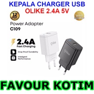 OLIKE CHARGER HEAD 5V 5Original 2VOLT. 2.44A FVKOTIM WHITEa