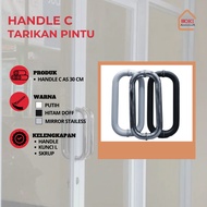 30cm Pipe Handle Weldom Glass Door Handle