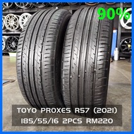 USED TYRE 90% TOYO PROXES R57 185 55 16 jazz city vios yaris