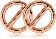 Ganzoo O-Ring with Support for Dog Lead, 20 mm Inner Diameter, 2 Pieces, Support Ring, Alloy Steel, 