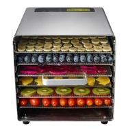 Food dehydrator 6 stainless steel tray, fruit dried timing and temperature dryer