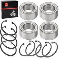 Front Rear Wheel Bearings 44x72x33mm & Ring Clip Compatible with Polaris RZR 900 1000 Turbo RS1 XP S