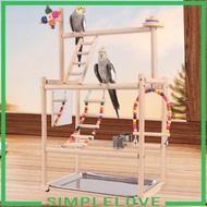 [Simple] Parrot Playstand,Parrot Bird Playground,Exercise,Activity Center Perch  Perch Gym Playpen f