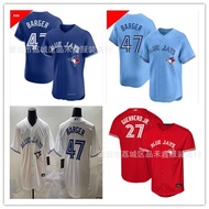 Same Day Delivery!Toronto blue jays Toronto blue jays City Edition 47/BARGER Baseball Uniform