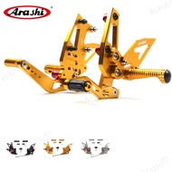 Arashi Rider Rearset Adjustable Footrests For Speed Triple 1050 2011-2015 Foot Pegs Footrest Rest 20
