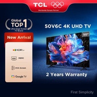 TCL TV V6C Series 50/55/65/75 Inch 4K UHD dengan HDR 10, MEMC, HVA Panel, Dolby Audio, 2 Tahun Jamin
