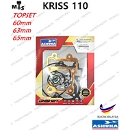 👍ASHUKA KRISS110 KRISS 110 CT110 68mm/65mm/63mm/62mm/60mm/59mm/57mm RACING COPPER Gasket TOPSET Bloc