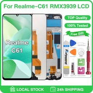 LCD For Oppo Realme C61 / C63 RMX3939 RMX3930 LCD Display Touch Screen with Frame Replacement