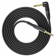 LEKATO Mute Guitar Cable 3m/6m Professional Bass AMP Cord with Dual Mute Plug End Noiseless Guitar C