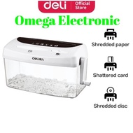SHIPPINGbebas - Deli 9935 Manual Paper Shredder 1 Sheet Capacity