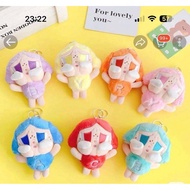 Keychain (c)(r)(y)(b)(a)(b)(y) Size 6 Inches