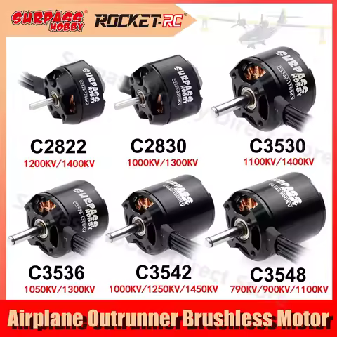Surpass Hobby 2822 2830 3530 3536 3542 3548 Outer Rotor Brushless Motor for Airpane Fixed-wing FPV D