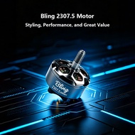 JMT (Darwin FPV) Bling Series Bling 2307.5 2400KV Crossover Machine Brushless