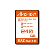MMOMENT 240GB 2.5" SSD SATA3 6Gb/s (read up to 535MB/s)