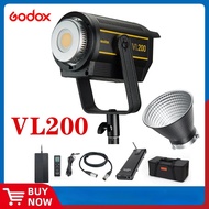 Godox VL200 VL-200 200W 5600K White Version LED Video Light Continuous Output Bowens Mount Studio Li