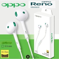 🔥ORIGINAL IMPORT OPPO RENO 6 5 4 3 2 A98 A97 A77S A57 A54 A31 A17 K9 K10 HALF EAR EARPHONE MH150 HiRes Handfree/Earfon耳机