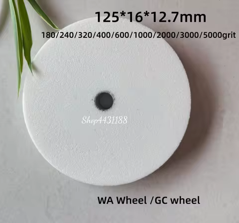1pcs 125*16*12.7mm 180~5000grit WA/GC Ultra Fine Grinding Wheel Grinding Machine Polishing Wheel Abr