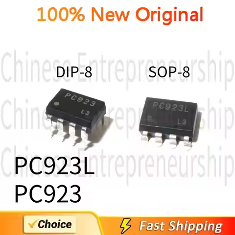 10 PCS/LOT PC923L SOP-8 PC923 SOP-8 PC923L DIP-8 PC923 DIP-8 Logic output optocoupler 100%Quality Or