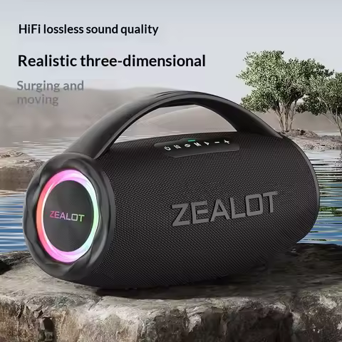 ZEALOT S97 Bluetooth Speaker High Power 80W Wireless Speaker Portable Handle Party Outdoor Camping R