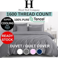 (SG STOCK) TENCEL™ Hotel QUILT COVER | DUVET COVER , 1600TC TENCEL™ Lyocell Comforter Cover | Quilt 