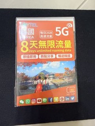 Joytel 韓國 8日無限數據 SIM Card