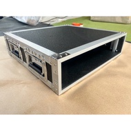 Wooden Rack Size 2u Depth 19 Inches (Aluminum Edge) Equipment Mounting Rail With Nuts Complete