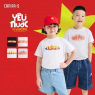 Independent - Freedom - Happiness t-shirt unisex children CANIFA S National Day 2/9 t-shirt 3TS25S03