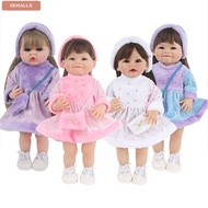 OKHALLO Doll Clothes, 22inch/55cm Hairy Doll Pleuche Dress Set, Doll Accessories Photo Props Multico