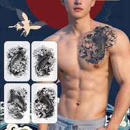 Arm Tattoo Sticker, Koi Collection, Japanese Cherry Blossom Tattoo, Semi-Permanent Herbal, Realistic