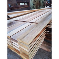 18(T)mm × 70(W)mm = 7'(L)to13'(L)Feet Chengal Solid Wood Timber Smooth Finish Kayu Chengal