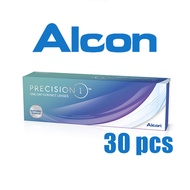 (30 PCS) Alcon Precision 1 Silicone Hydrogel Daily Disposable Lens One Day Clear Contact Lenses