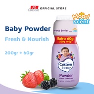 Cussons Baby Powder Fresh &amp; Nourish - Bedak Bayi 200gr + 60gr