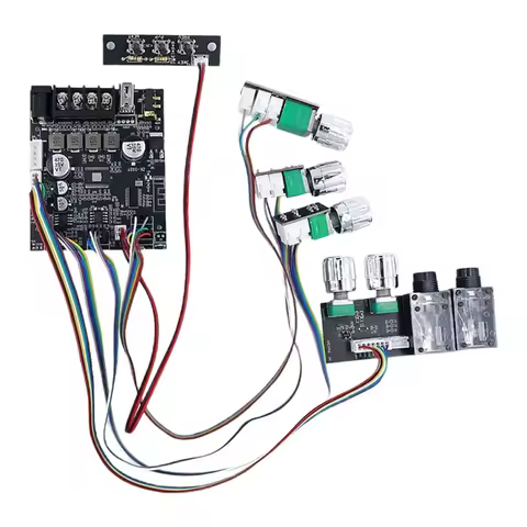 A93PHOT! TPA3116D2 Leaded Integrated ZK-502T 50W+ 50W Bluetooth 5.4 Power Amplifier Board, Stereo Au