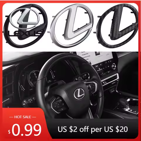 Interior Stickers Car Logo Steering Wheel Center Emblem Buckle For Lexus LS LC ES RZ IS350 ES300 GS3