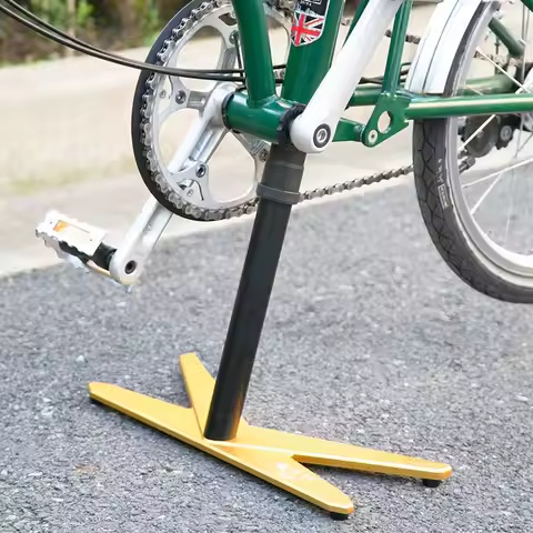 AXI Folding Bicycle Parking Rack Mirror Smooth For Brompton Pline Cline Debugging Dahon P8 Aluminum 