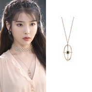 Beauty DEL LUNA Hotel IU Korean dramas TV clavicle chain Necklace for women girl fashion jewelry cho