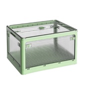 FOLDABLE STORAGE BOX 80L 60X42X33.5CM COSSY+ 9002 BAMBOO GREEN