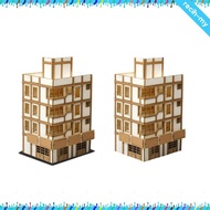 [RecihMY] 1:144 Scale Architecture Building Model Kit City Building Collection Ornaments Residential