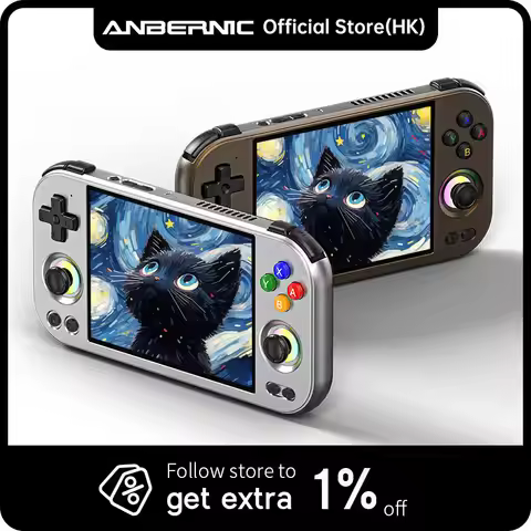 Anbernic RG 477M Retro Handheld Game Console 4.7-inch Touchscreen RGB Android 14 Dimensity 8300 CNC
