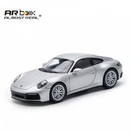 AR BOX ALMOST REAL Porsche 911 Carrera (992.1) GT Silver [Diecast 1/64]